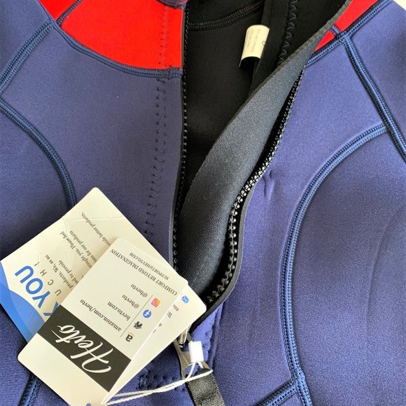 NWT HEVTO Wetsuit Kids Youth Size 8 - Picture 5 of 6